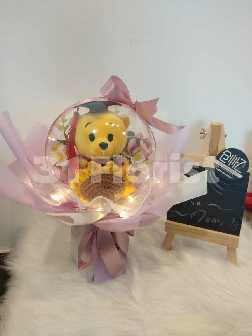 维尼毕业花束